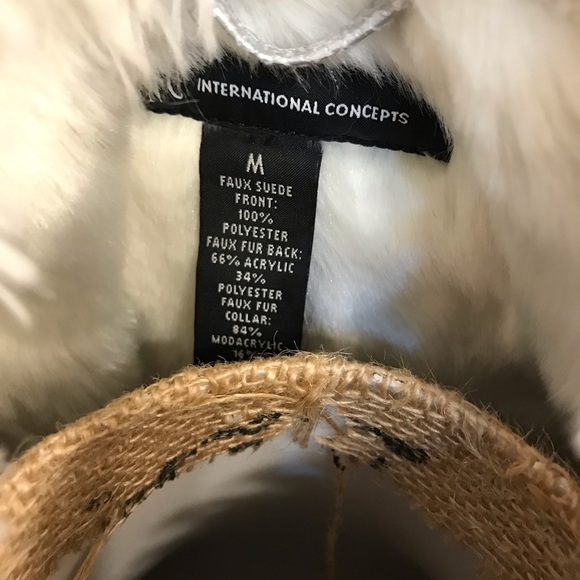 🧥INC Silver Fur Jacket - Picture 11 of 11